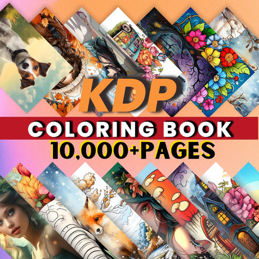 10,000+ Pages PLR Coloring Books | With Resell Rights