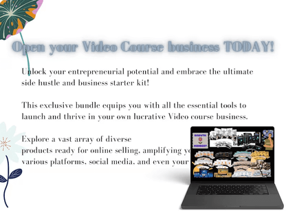 135 Video Courses with Resell Rights