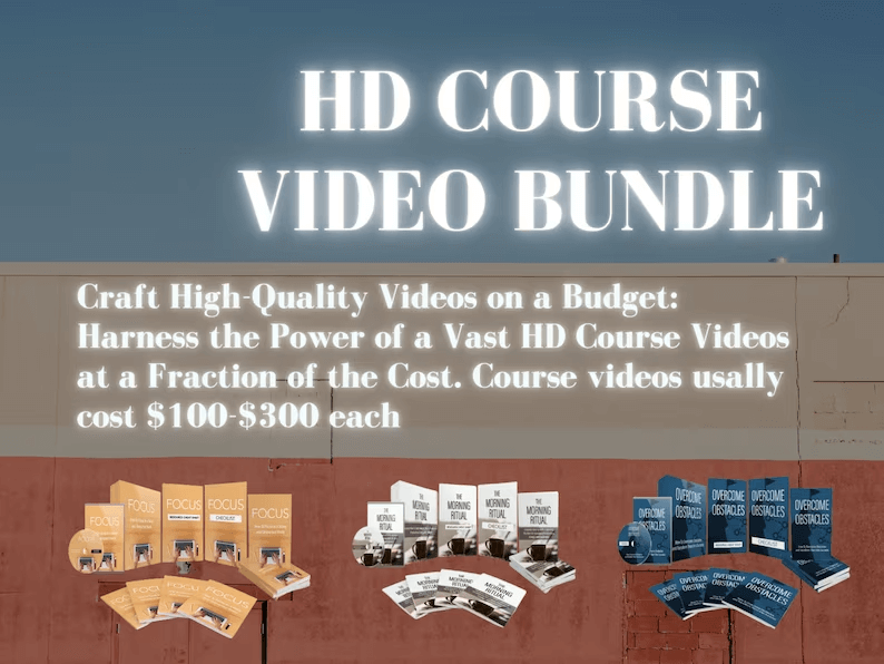 135 Video Courses with Resell Rights