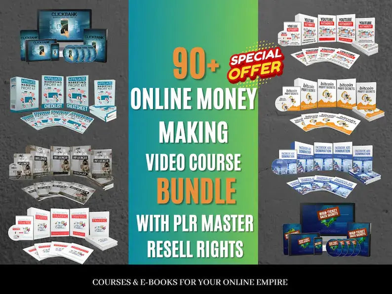 🔥ENTIRE STORE PACKAGE🔥- ALSO INCLUDES 8 PREMIUM WEBSITES, FUNNELS, SALES PAGE!